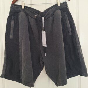 Bolongaro cotton Shorts gray black color size XL